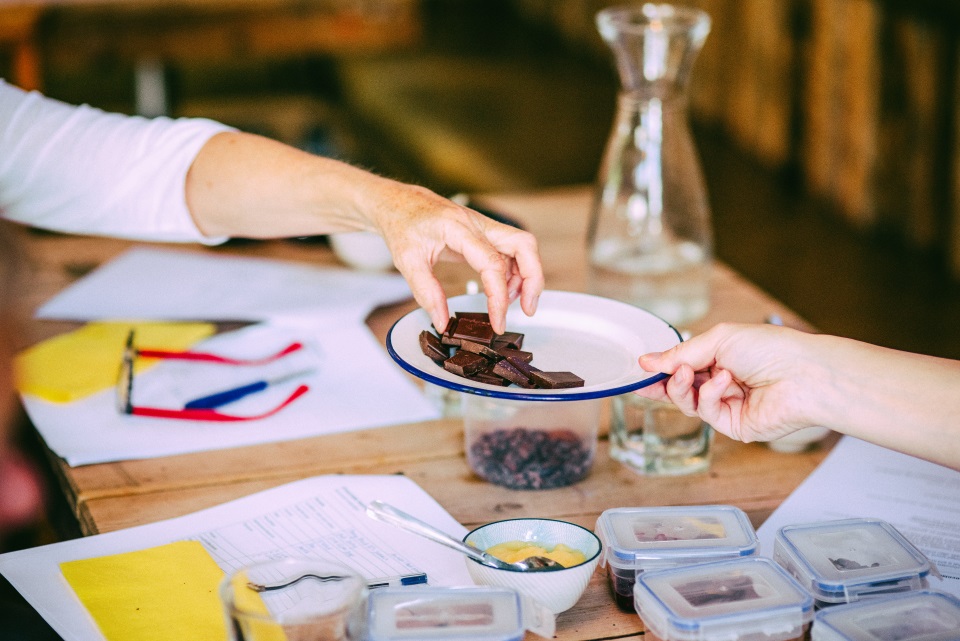 Chocolate tasting